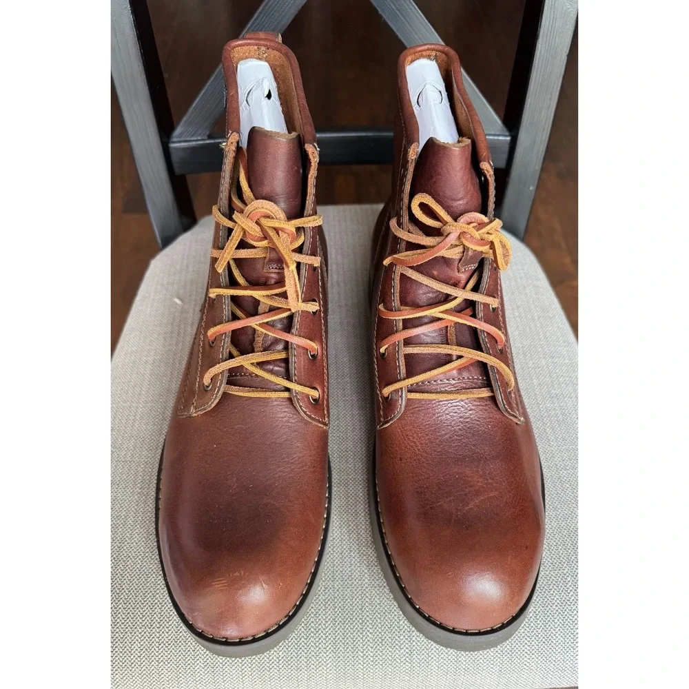 Eastland Kyle 1955 Leather Boots Brown Vibram Lace Up Work Casual Mens Size (11)